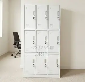Office Cabinet : 9-Locker Cabinet