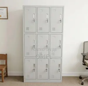 Office Cabinet : 9-Locker Cabinet