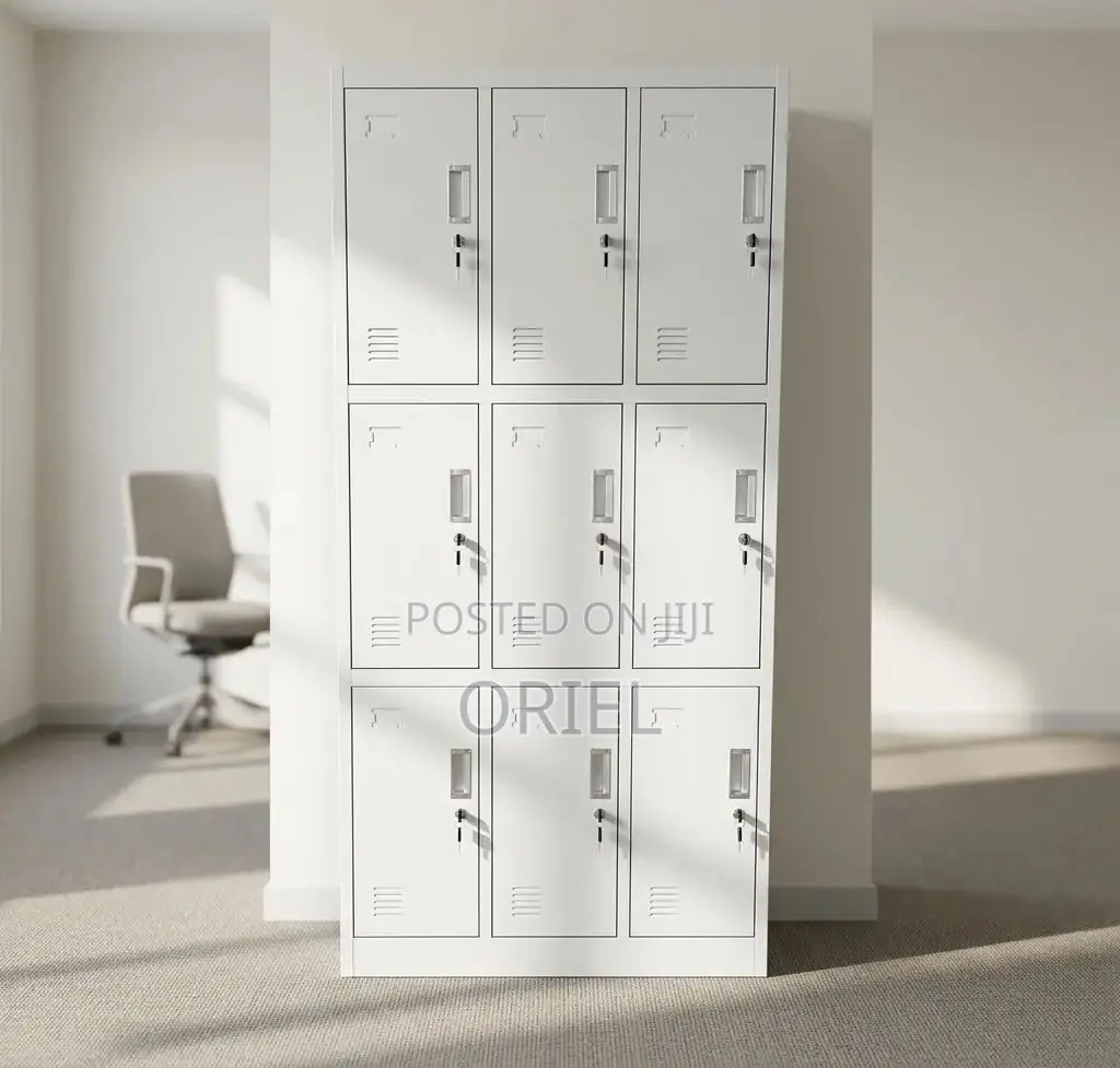 Office Cabinet : 9-Locker Cabinet