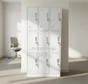 Office Cabinet : 9-Locker Cabinet