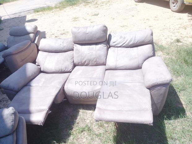 Sofa Set Recliner Leather - thumbnail 6