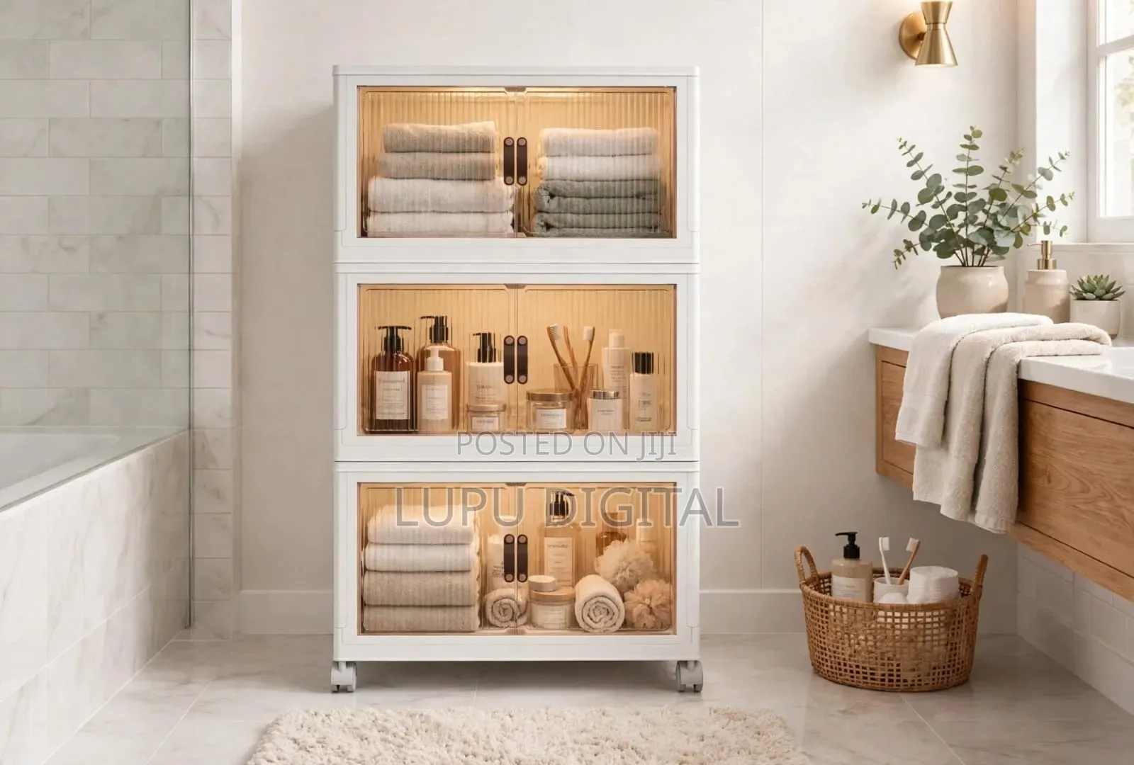3-Layer Foldable Storage Cabinet