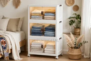 3-Layer Foldable Storage Cabinet