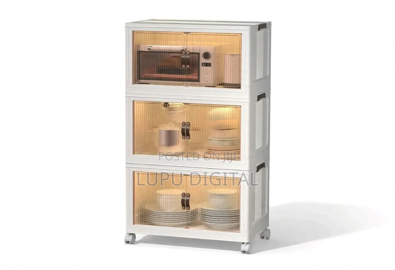 3-Layer Foldable Storage Cabinet