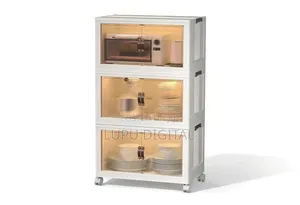 3-Layer Foldable Storage Cabinet