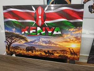 Kenyan Flag Wall Art | Patriotic Home & Office Decoration