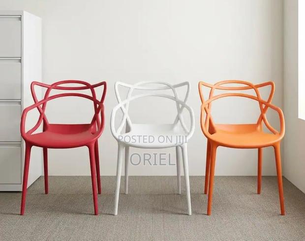 Home Office Plastic Chair : Stackable Outdoor Plastic Chair - thumbnail 4