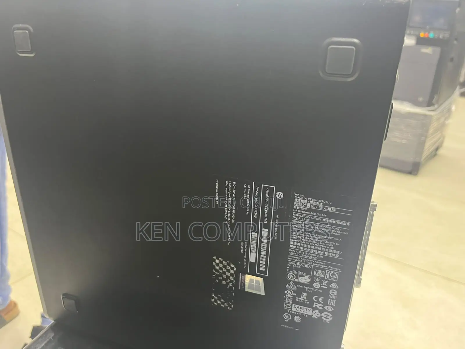 Desktop Computer HP EliteDesk 800 G4 4GB Intel Core i7 HDD 128GB