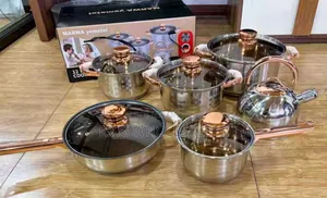 Marwa Yametei 12-Piece Stainless Steel Cookware Set