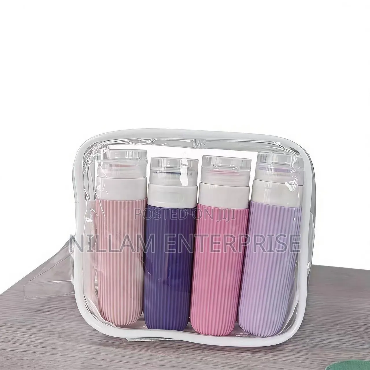 Silicone Big Capacity Colourful Travel Lotion Bottles.90mls 4pcs
