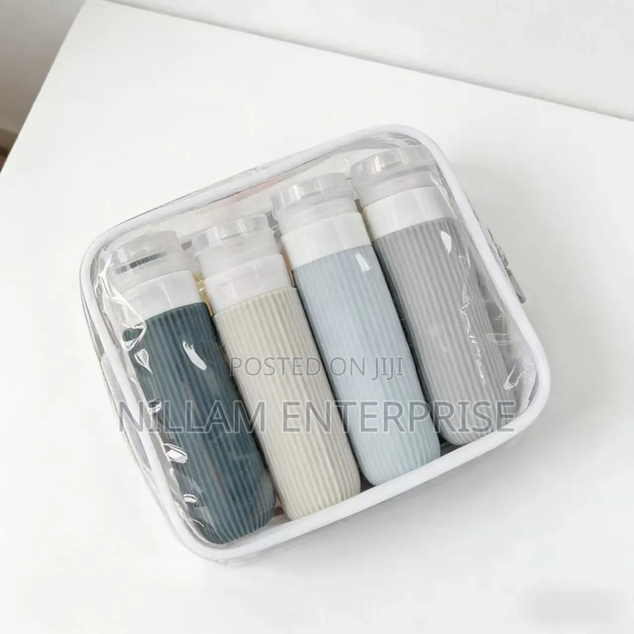 Silicone Big Capacity Colourful Travel Lotion Bottles.90mls 4pcs