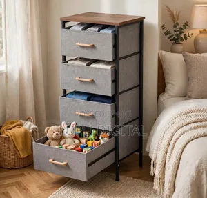 4-Drawer Fabric Storage Cabinet