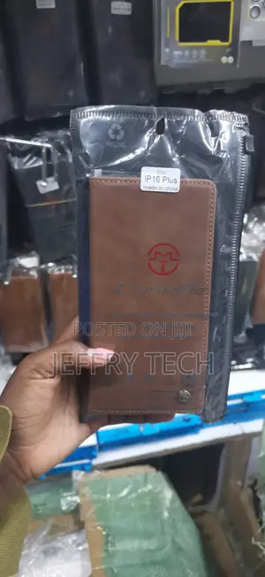 Brown Retro Leather Flip Wallet Case Made CaseMe for iPhone 16 Plus