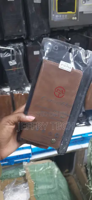 Brown Retro Leather Flip Wallet Case Made CaseMe for iPhone 16 Plus