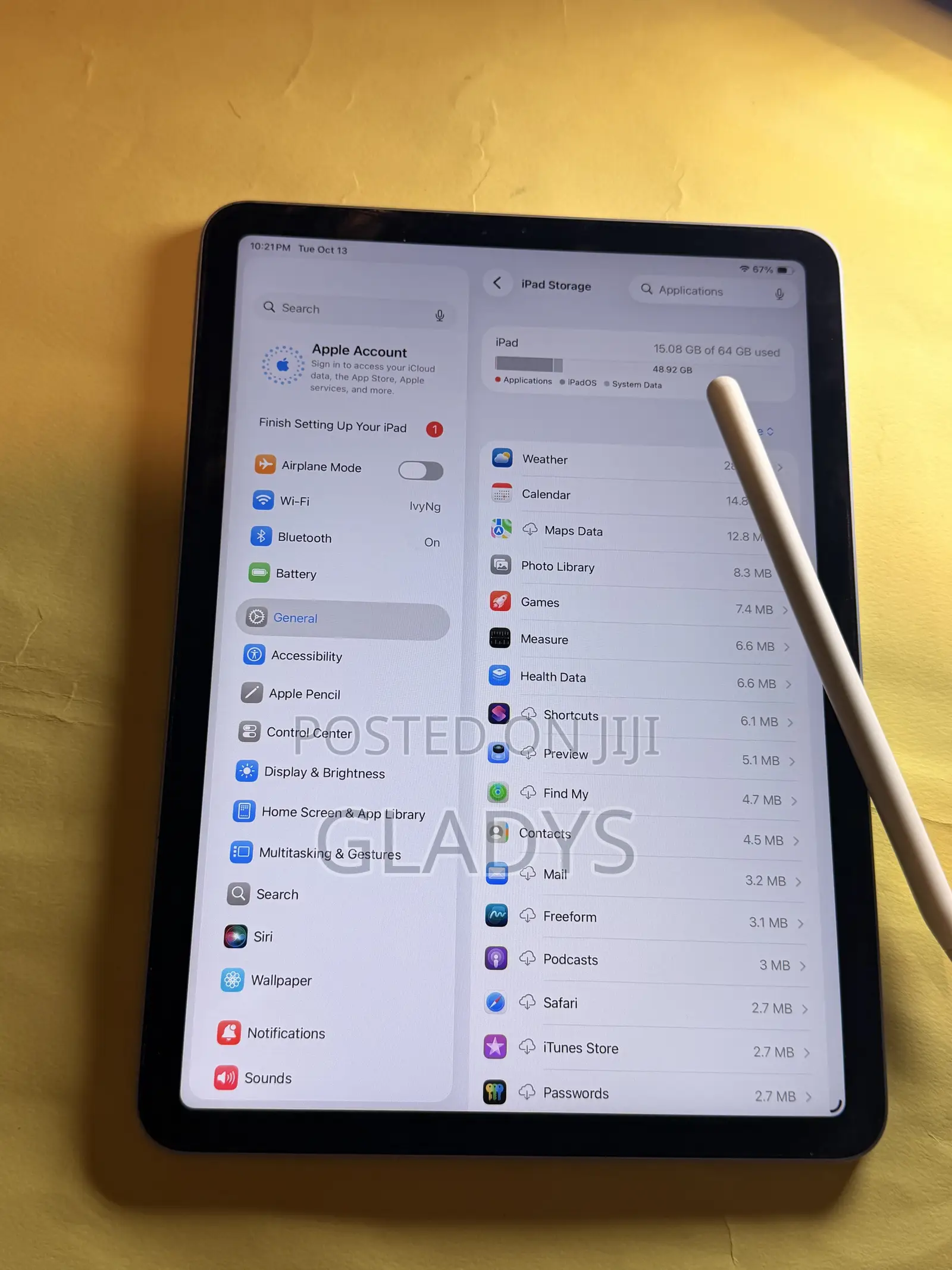 Apple iPad Air (2020) Wi-Fi 64 GB Blue