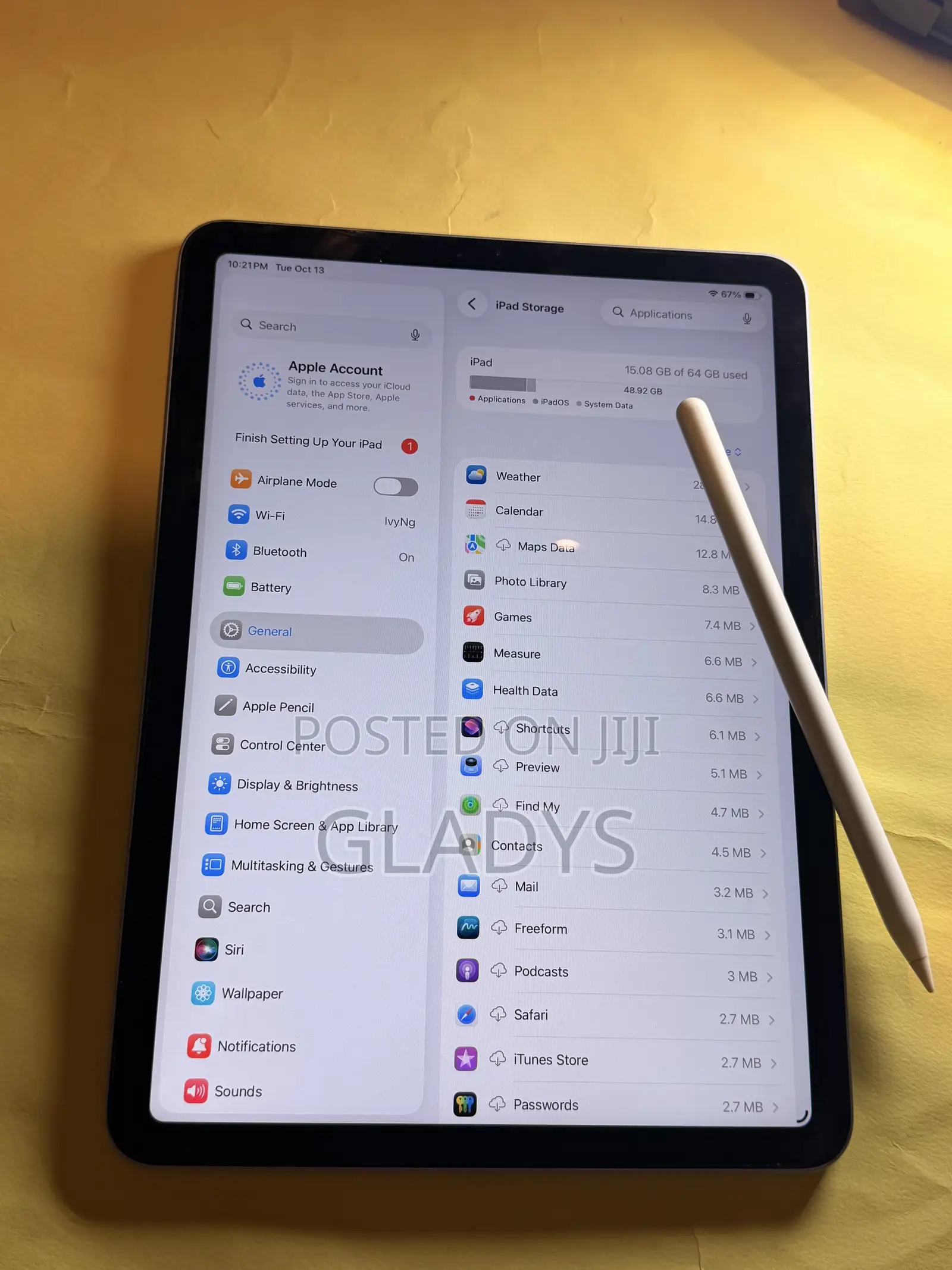 Apple iPad Air (2020) Wi-Fi 64 GB Blue