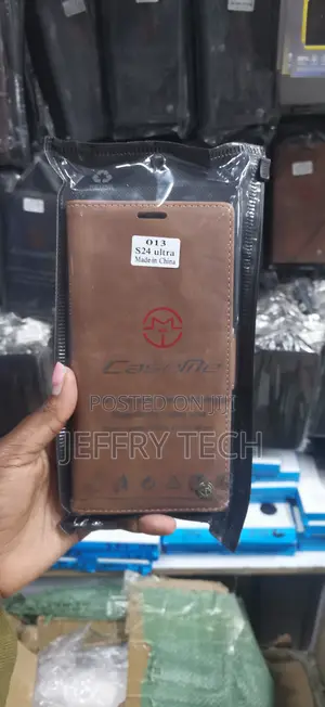 CaseMe Brown Retro PU Leather Wallet Case Samsung Galaxy S24 Ultra