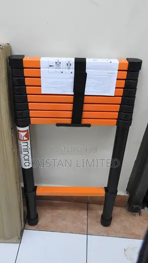 Minara 3.5M Telescopic Ladder/ 9 Step Folding Ladder