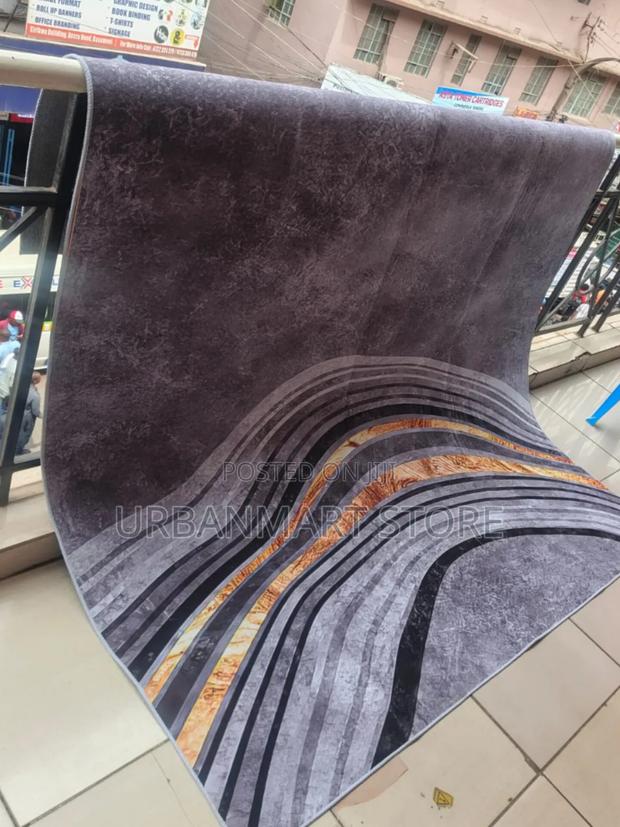 7 by 10 3D Carpet With Non-Slip Backing - main view