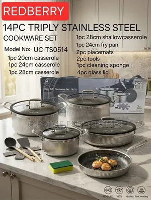 Triply Stainless Steel Cookware