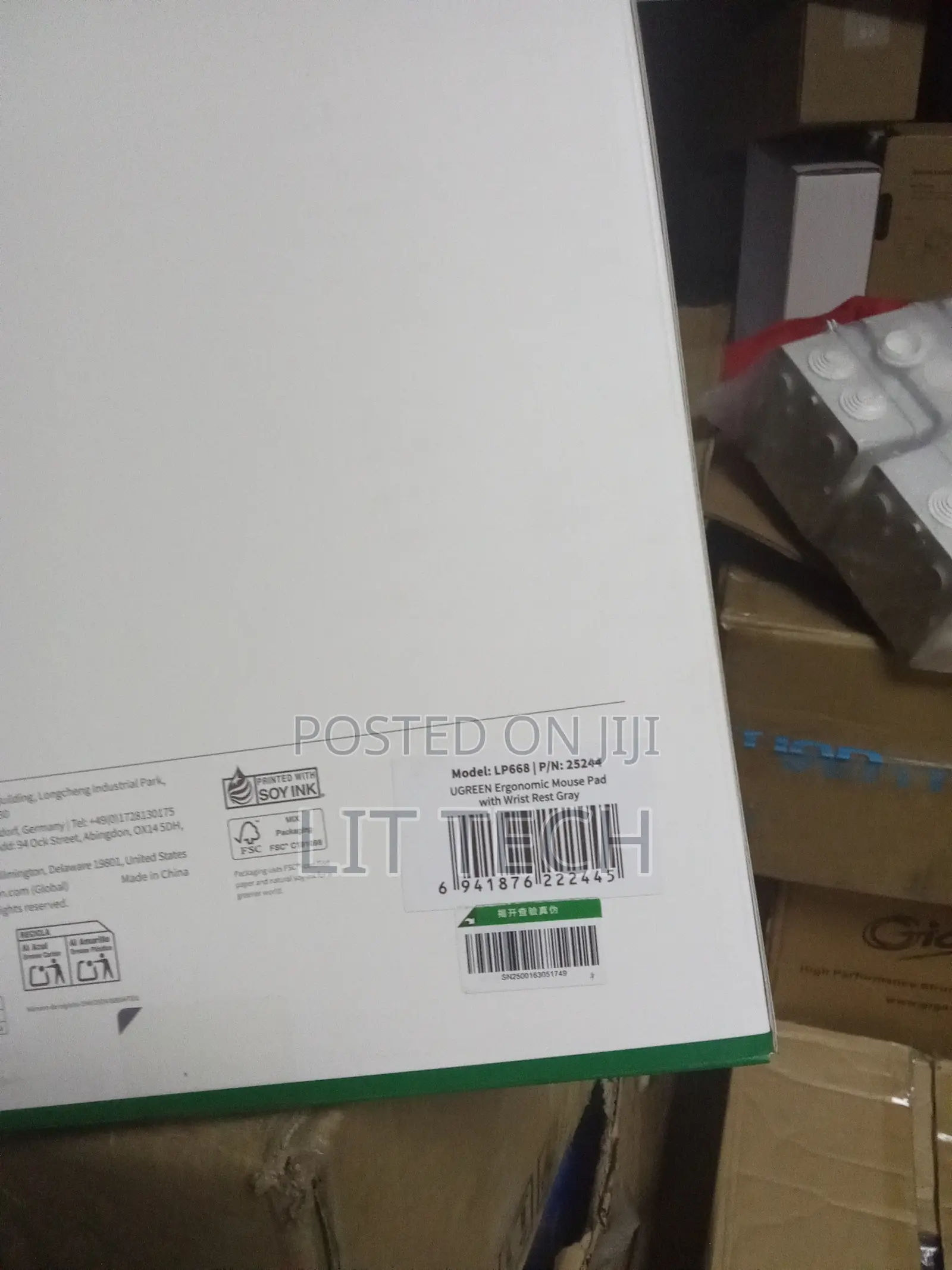 Ugreen LP668 Ergonomic Mouse Pad With Wrist Res