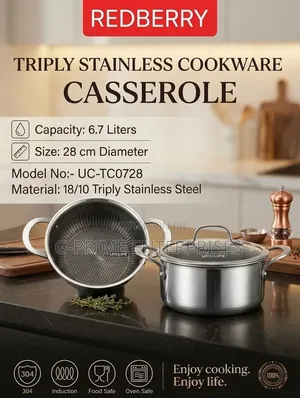Triply Stainless Steel Casserole