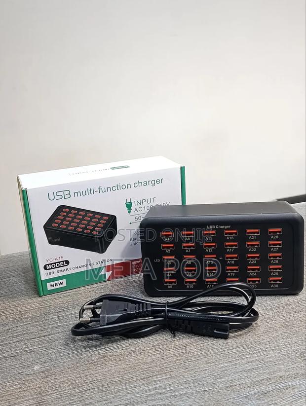 USB 30ports Multi-Function Smart Charging Station - main view