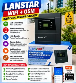 Lanstar WiFi + GSM Residential Fencing Energizer(such as the 5J Model)