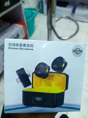 Dual Clip on Wireless Microphones With Noise Reduction