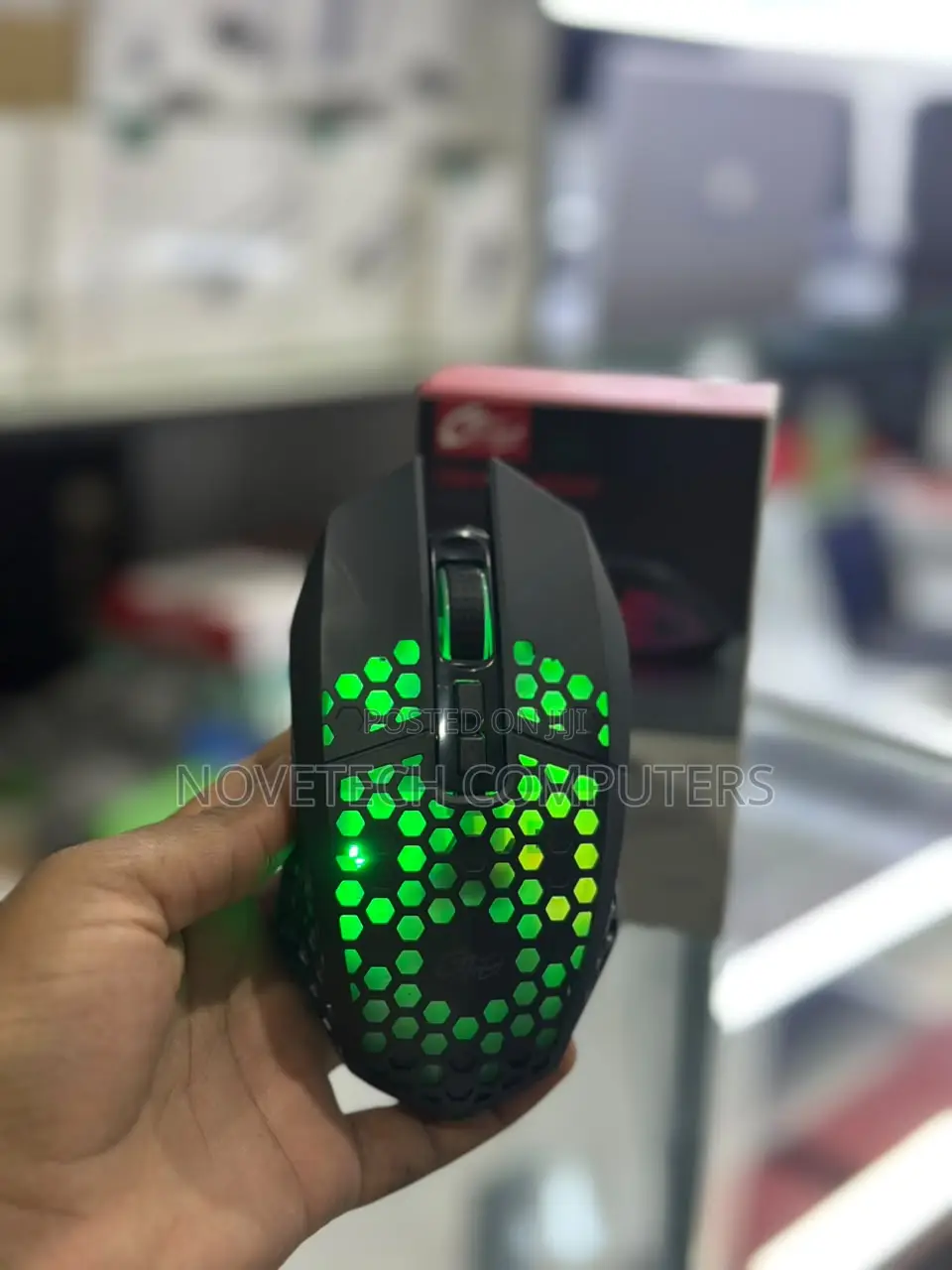 Wireless Gaming Mouse Rechargeable RGB LED Ergonomic Silent Mouse PC