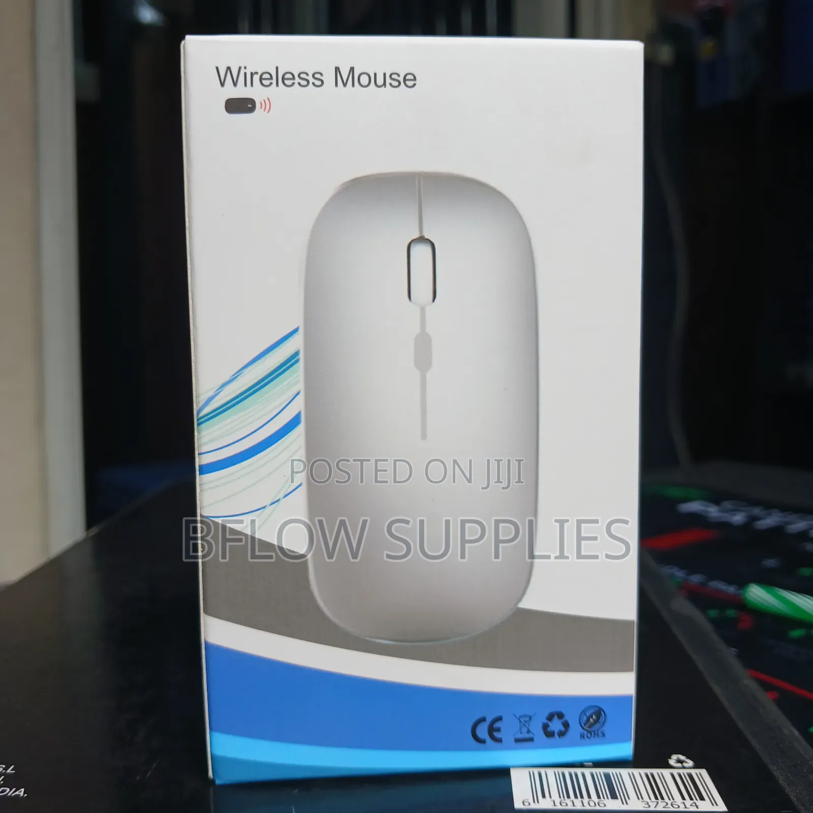 Silver Wireless Mouse