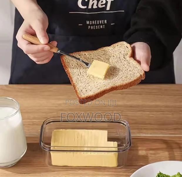 Rectangular Butter Dish Available - main view
