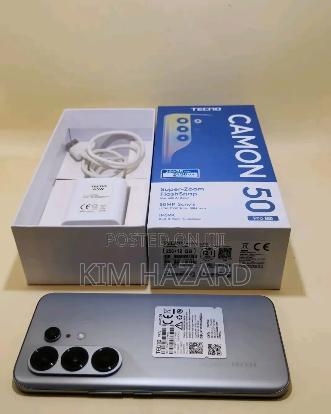 Tecno Camon 50 Pro 256 GB Gray