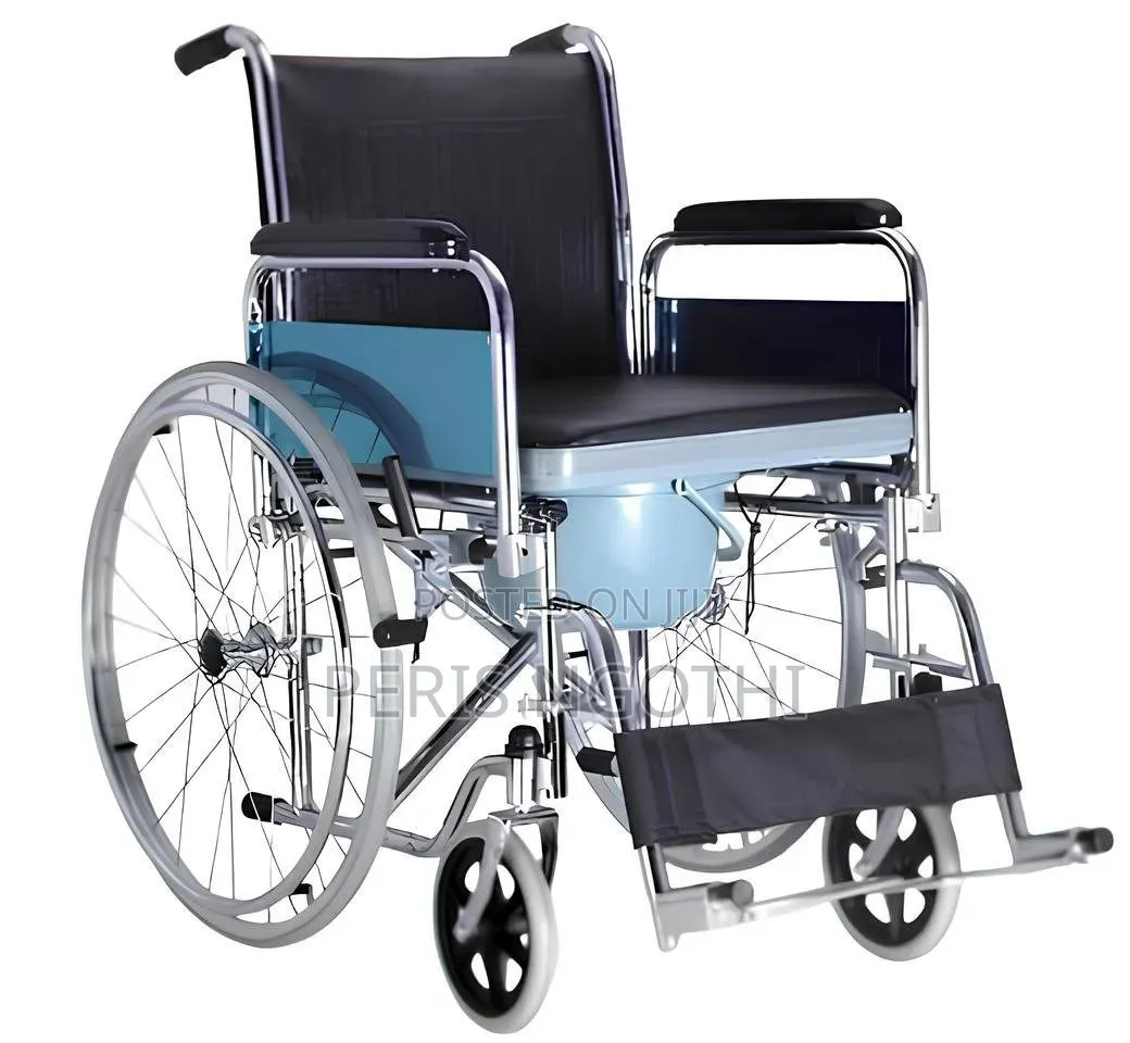 Wheel Chair With Commode