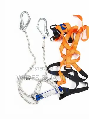 Full-Body Safety Harness With a Double-Hook