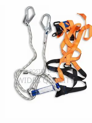 Full-Body Safety Harness With a Double-Hook