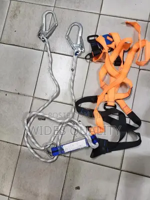 Full-Body Safety Harness With a Double-Hook