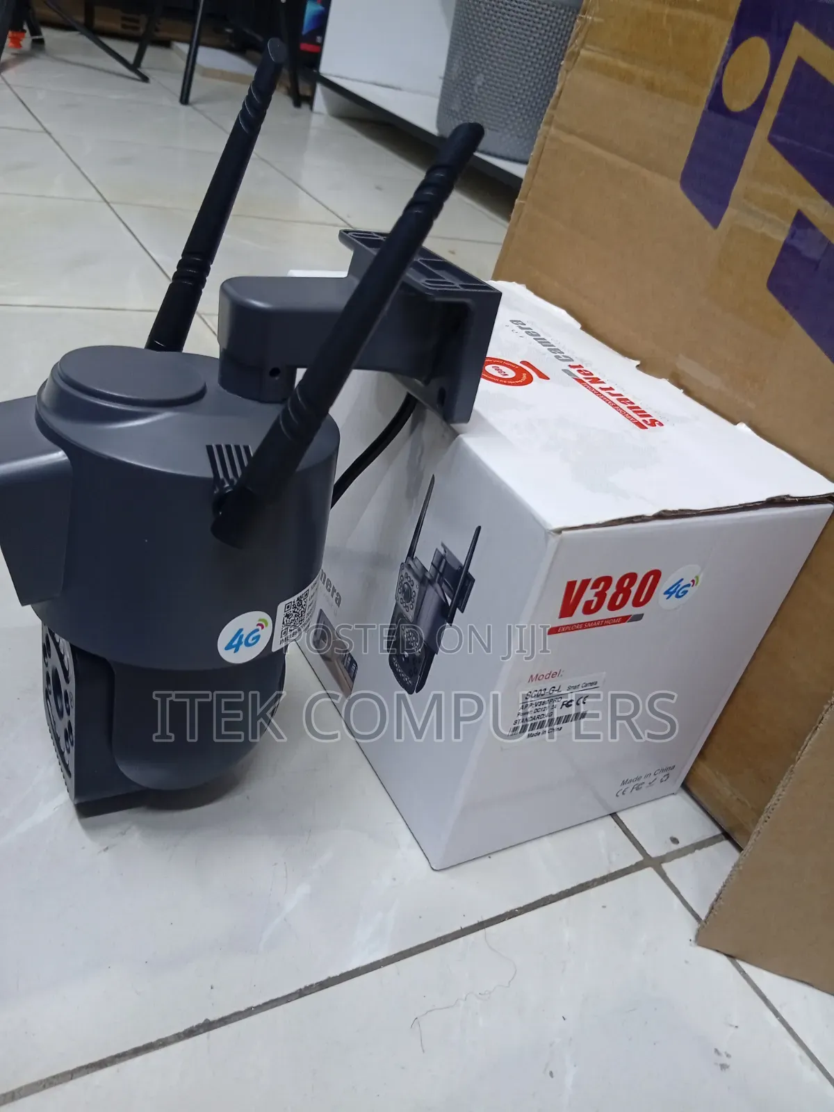 V380 Pro 4G Dual Lens CCTV Camera With Motion Detection Alerts