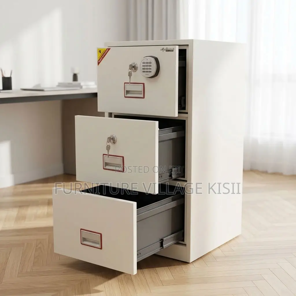 3-Drawer Diplomatic Fire Proof Office Safe