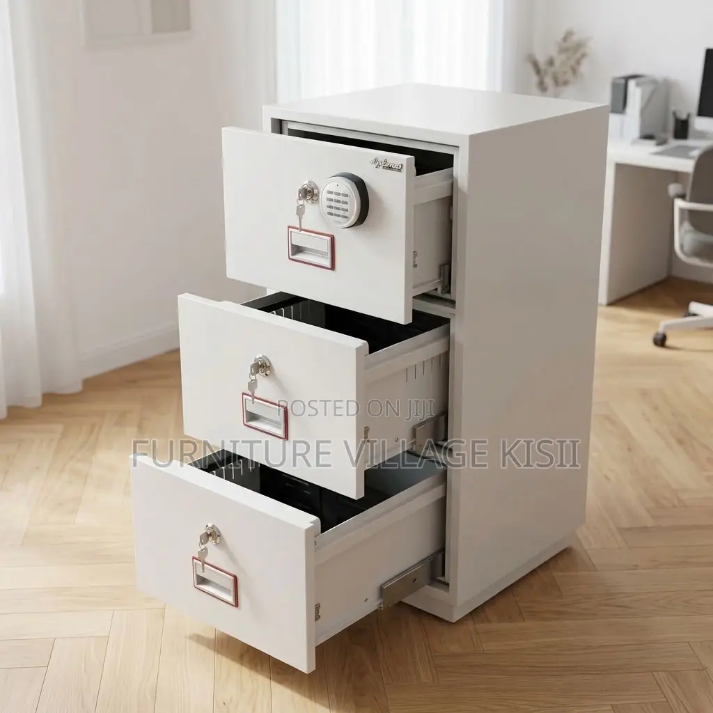 3-Drawer Diplomatic Fire Proof Office Safe