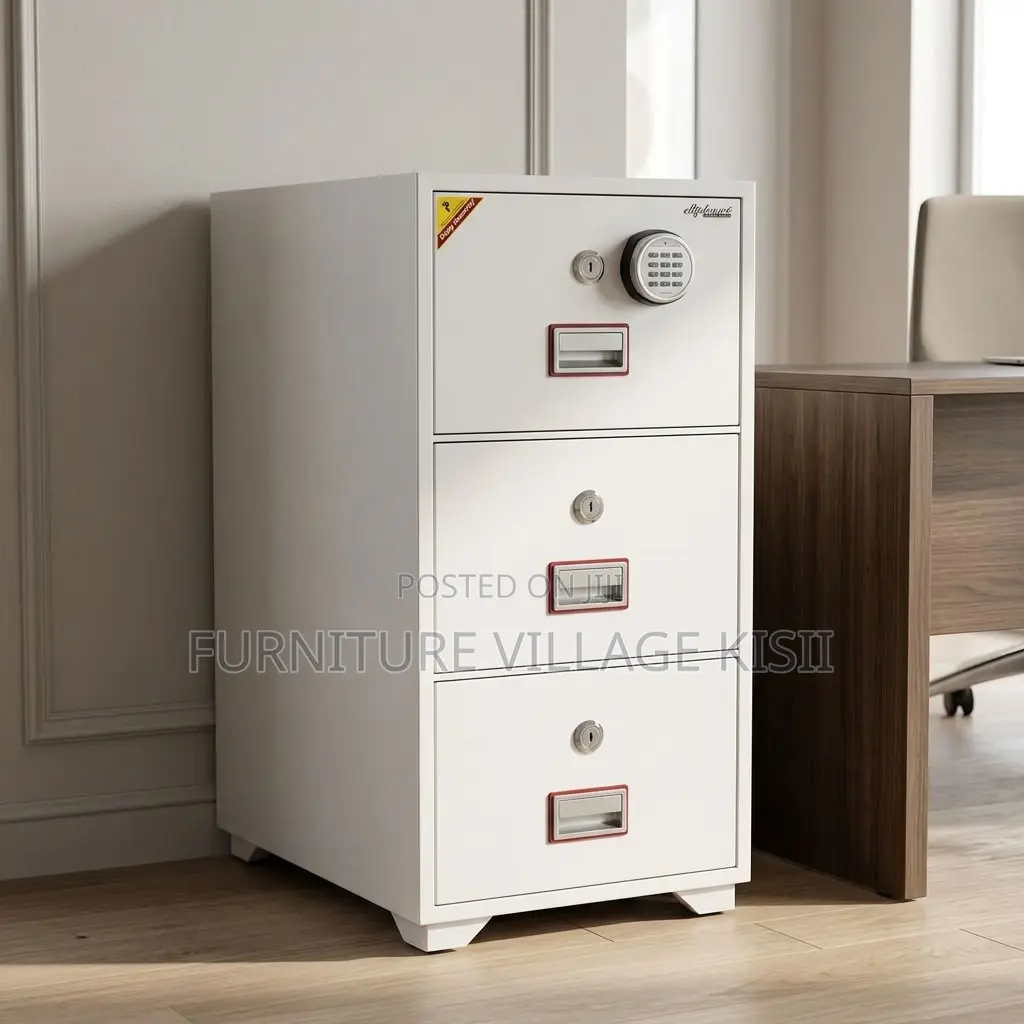 3-Drawer Diplomatic Fire Proof Office Safe