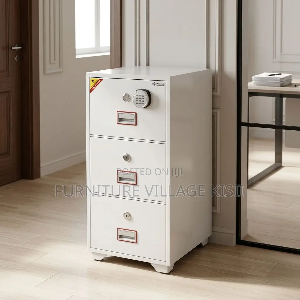 3-Drawer Diplomatic Fire Proof Office Safe
