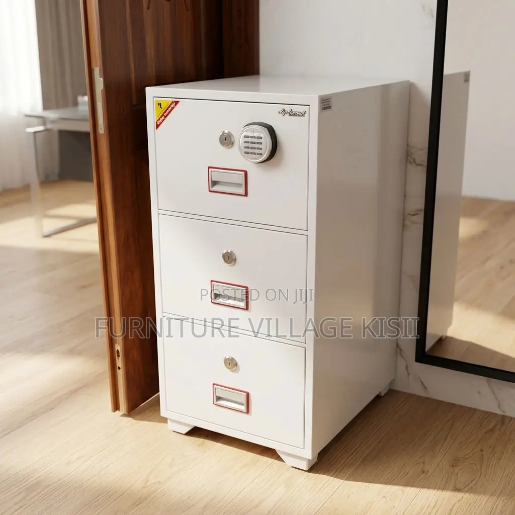 3-Drawer Diplomatic Fire Proof Office Safe