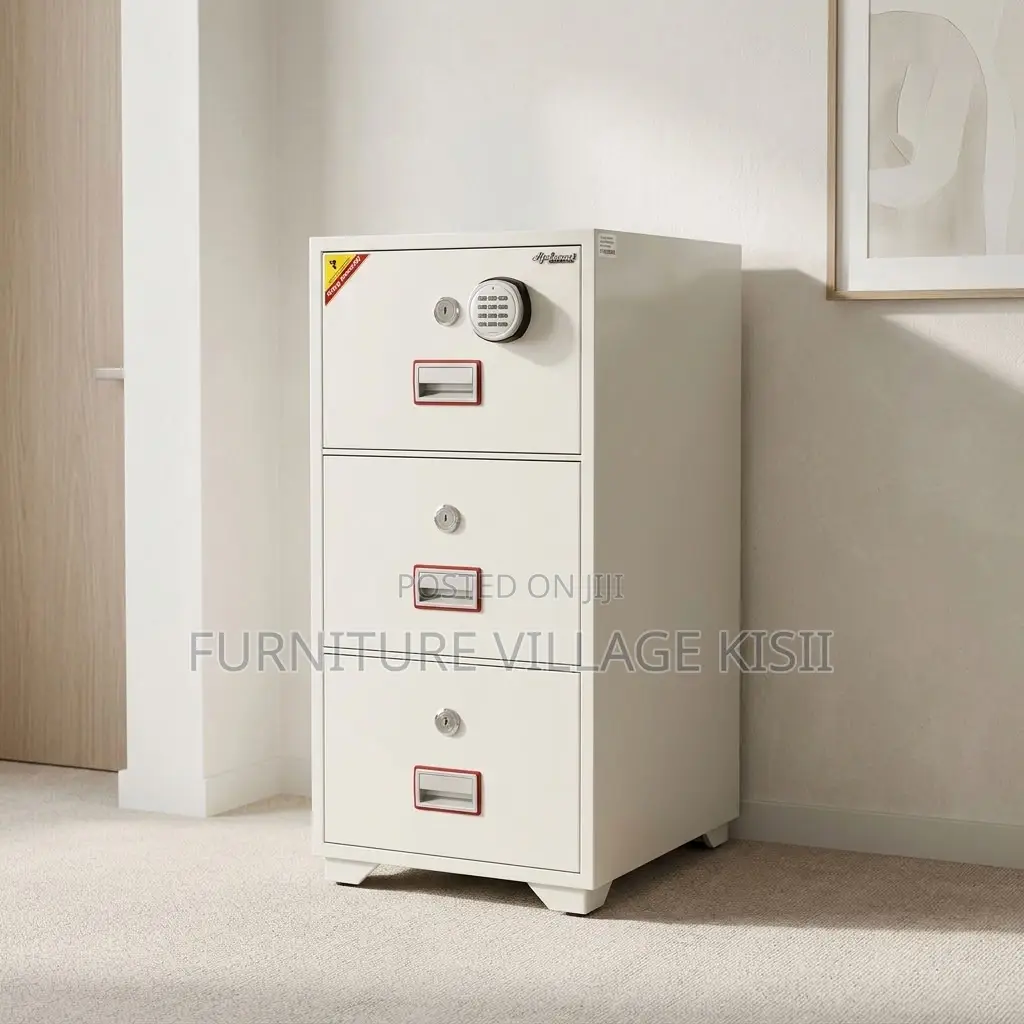 3-Drawer Diplomatic Fire Proof Office Safe