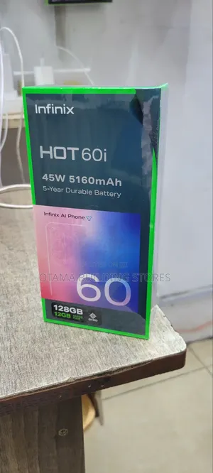 New Infinix Hot 60i 128 GB Black