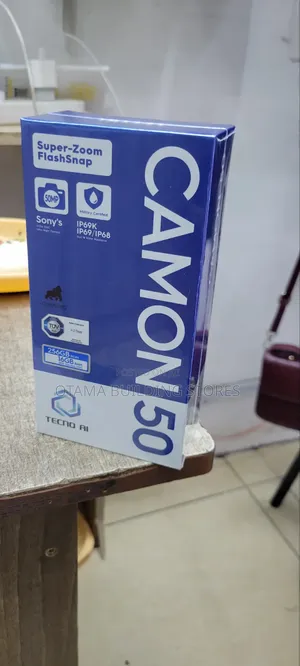 New Tecno Camon 50 256 GB Black