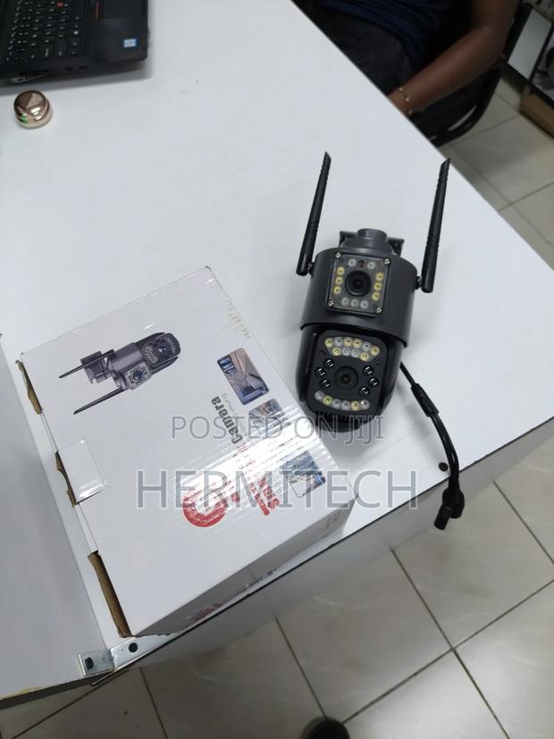 Dual Lens 4G Electric CCTV Camera for Home Security - main view