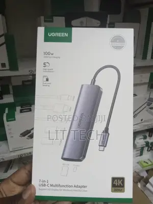Ugreen 7-in-1 USB-C Multifunction Adapter (Model CM195 / UG-15214).