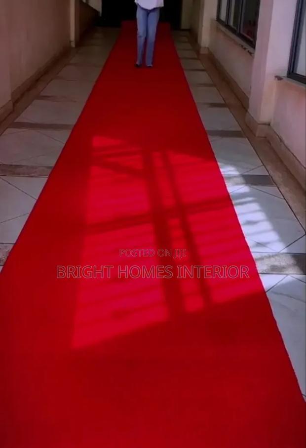Red Runway Carpet Available Width Is 1m - main view