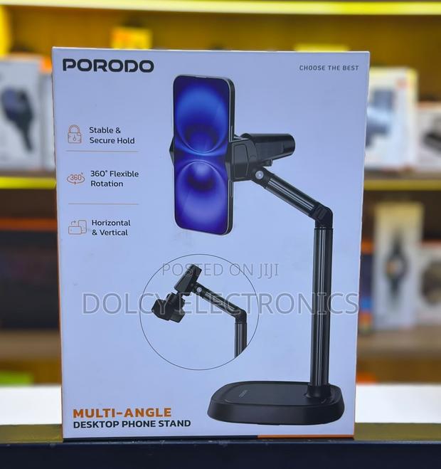 Porodo Multi-Angle Desktop Phone Stand - main view